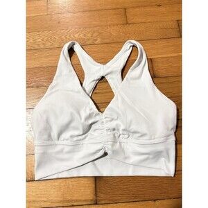 Aritzia TNA Golden Size M Butter Volley Sports Bra White